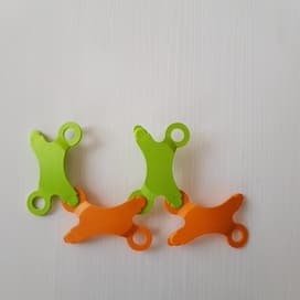 두 가지 색을 2개씩 준비해요